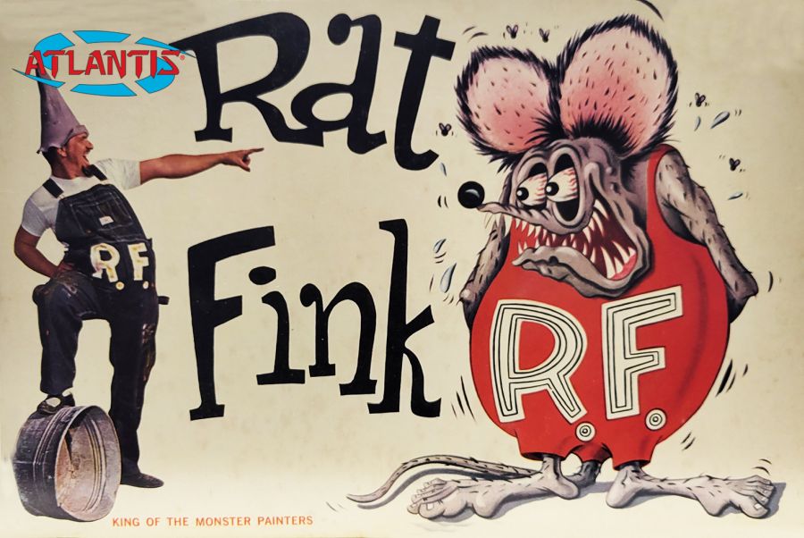 Atlantis Models 1/25 Ed "Big Daddy" Roth Rat Fink Figure (6.0 Inches Tall) Plastic Model Kit