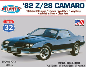 1:32 1982 Chevy Camaro  Z-28 Route 32 Plastic Model Kit