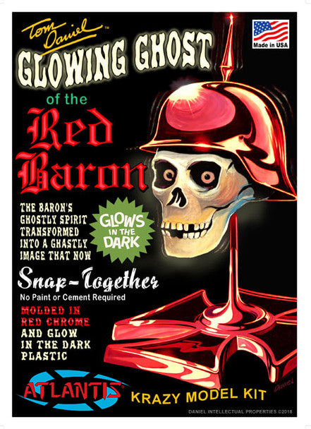 Atlantis Models 1/4 Scale Ghost of the Red Baron Glow Edition — Model Kit