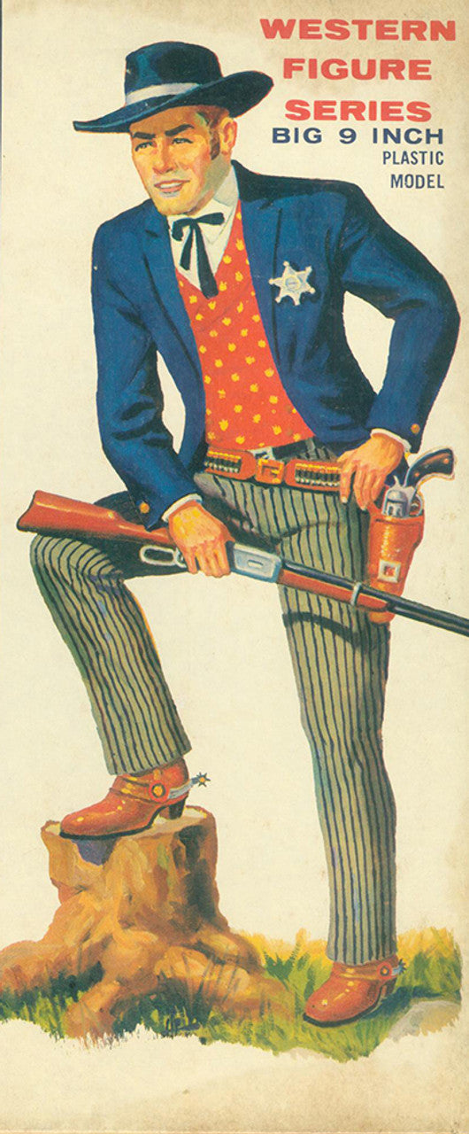 Atlantis Models 1:8 Wyatt Earp U.S. Marshal Figure (9.0 Inches Tall) — Model Kit
