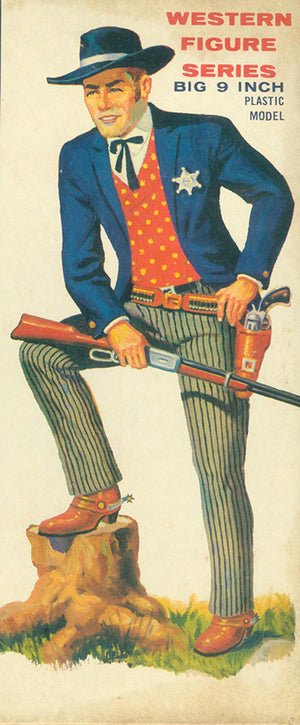 Atlantis Models 1:8 Wyatt Earp U.S. Marshal Figure (9.0 Inches Tall) — Model Kit