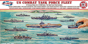 1:1200 US Combat Task Force Fleet (12 Famous Ships) Plastic Model Kit