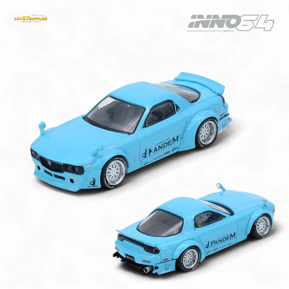 (Pre-Order) Inno64 Mazda RX7 FD3S Pandem Tiff Blue 1:64