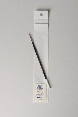 Red Sable Brush, Size 5/0, 1 Brush