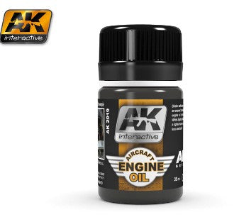 Black Forest® Hobby Supply Co AK Interactive 2019 Air Series: Aircraft Engine Oil Enamel 35ml Bottle — Glues, Paints, Tools