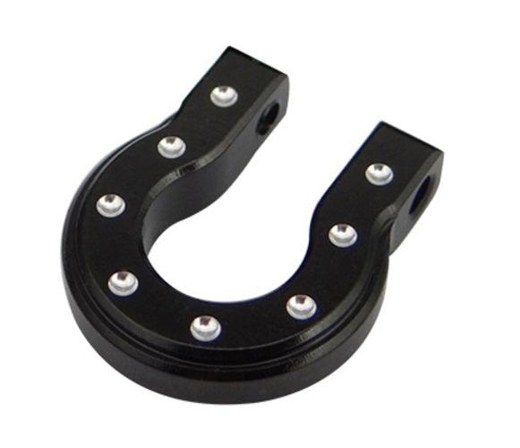 Hot Racing Black Aluminum Monster D Ring Traxxas Trx4 Axial SCX10 Scx102