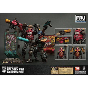 Acid Rain AV-AP04 Halogen Fire Weapon Set 1/18 Scale Action Figure Accessory