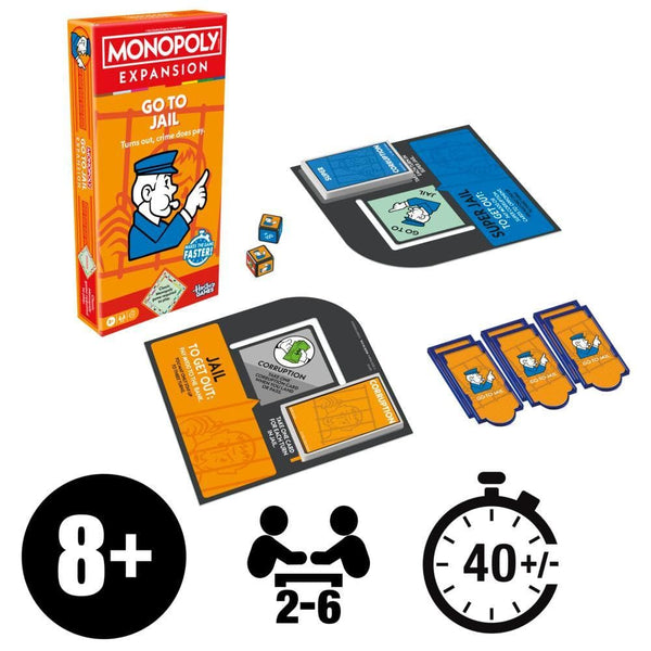 Little Shop of Magic Monopoly Go To Jail Expansion — Board Game