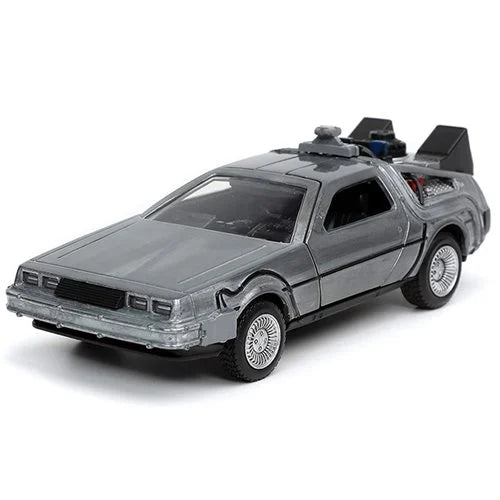 Jada Back to the Future die-cast 1:32 scale "Hollywood Rides" DeLorean Time Machine — Die-cast Model Cars