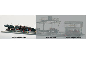 Piko 61103 HO Scale Locomotive Scrap Yard Building Kit