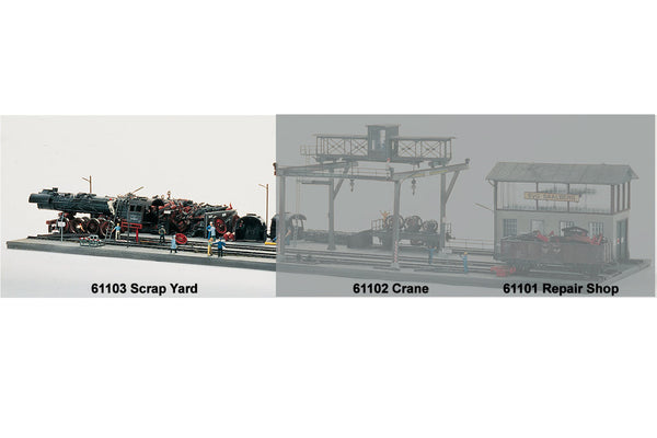Piko 61103 HO Scale Locomotive Scrap Yard Building Kit