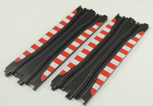 AFX 9" Racing Stripes Squeeze Straight HO Scale Track 2pcs #70604