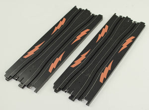 AFX 9" Lightning Squeeze Straight HO Scale Track 2pcs #70604