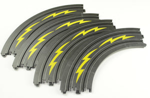 AFX Lightning 9" Radius Curve HO Scale Track 4pcs #8623