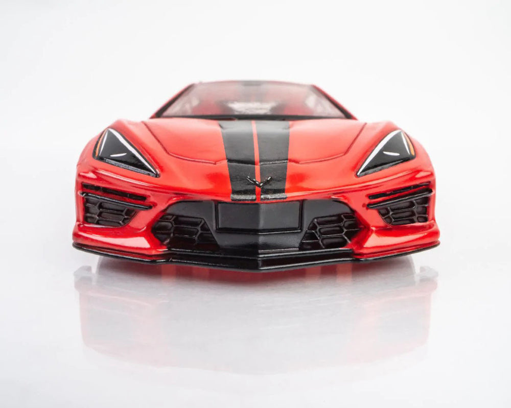 AFX 22011 Corvette C8 Torch Red Mega G+ HO Slot Car AFX22011 MegaG Plus