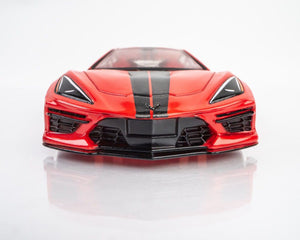 Corvette C8, Torch Red, HO Scale Slot Car