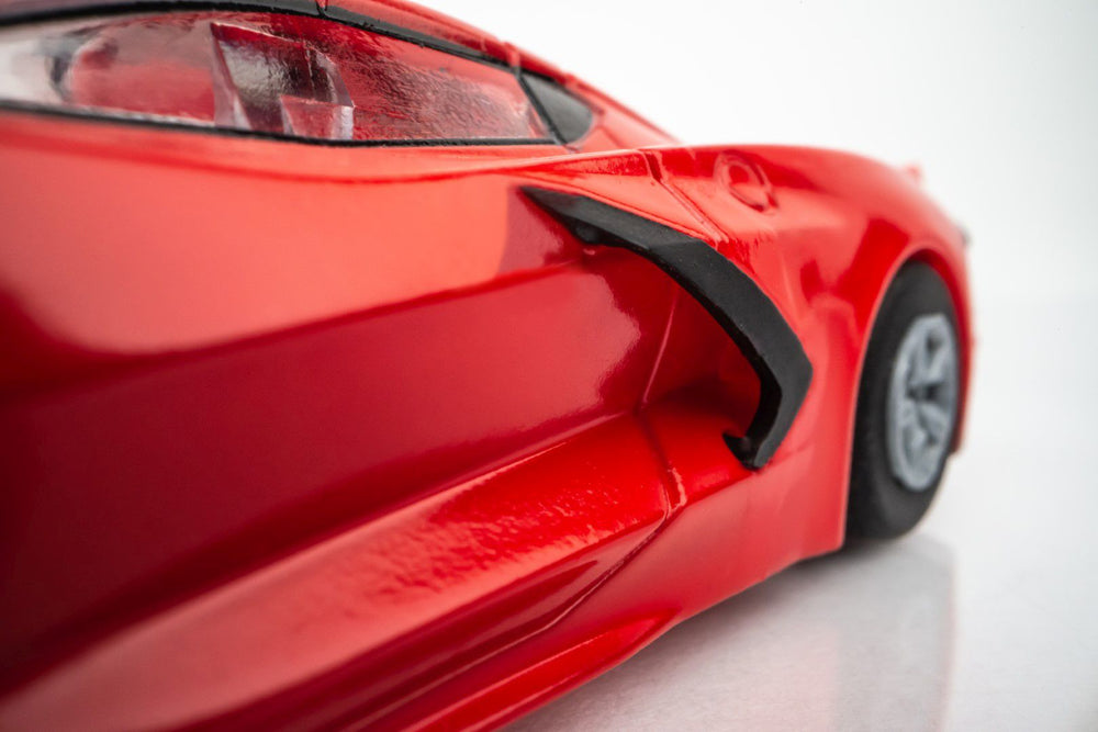 AFX Racing Corvette C8 Torch Red — HO Slot Car