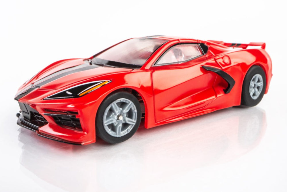 AFX Racing Corvette C8 Torch Red — HO Slot Car