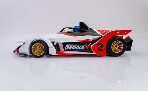 Formula N, Black & Red, HO Scale Slot Car