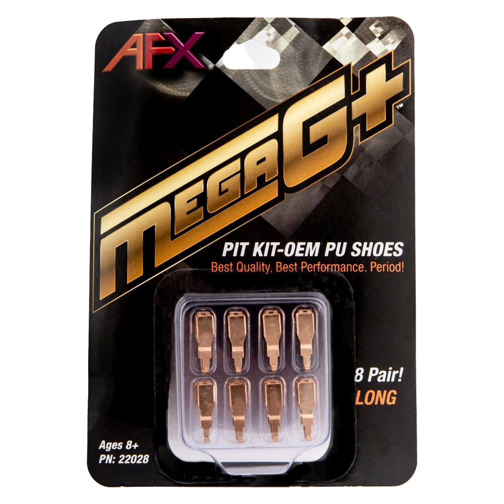 AFX Racing Mega G+ Pit Kit PU Shoes - Long — HO Slot Car Accessories