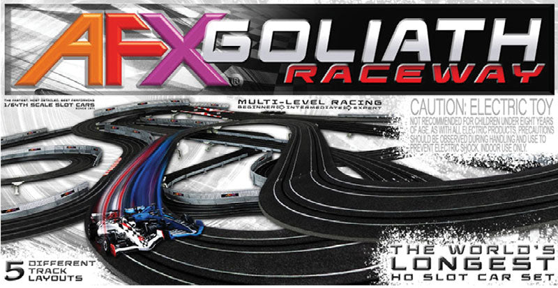 AFX Racing Goliath Raceway HO Slot Car Set