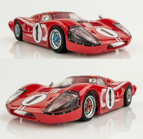 AFX 22042 Ford GT40 Mark IV #1 LeMans Mega G+ HO Slot Car AFX22042