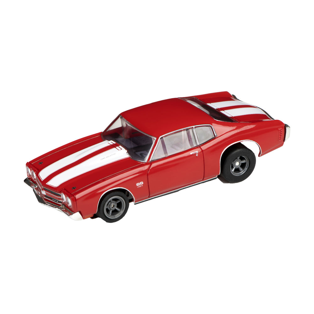 AFX Racing 1970 Chevelle 454 - Red HO Scale Slot Car — HO Slot Car