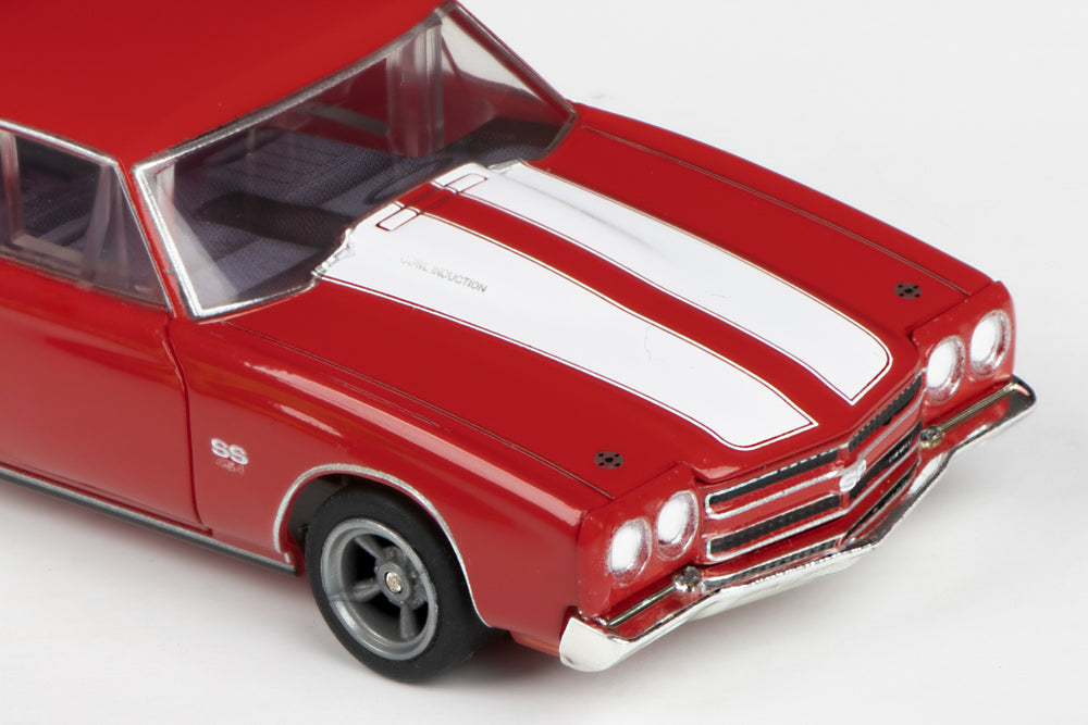 AFX Racing 1970 Chevelle 454 - Red HO Scale Slot Car — HO Slot Car