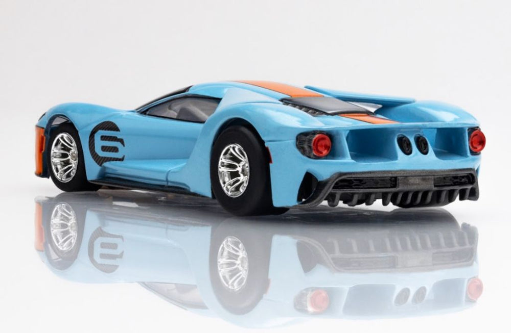 AFX Racing Ford GT 2020 Heritage #6 Gulf — HO Slot Car