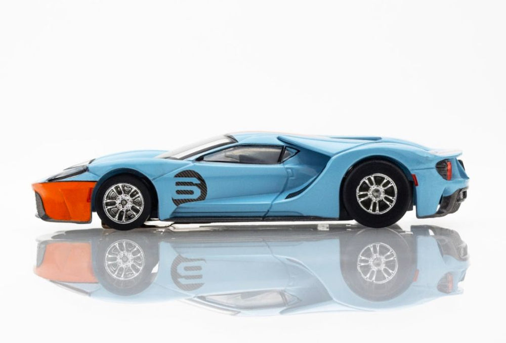 AFX Racing Ford GT 2020 Heritage #6 Gulf — HO Slot Car