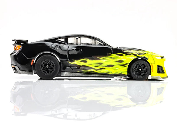 AFX 22060 Camaro ZL1 2021 Wildfire Black/Lime Ho Slot Car