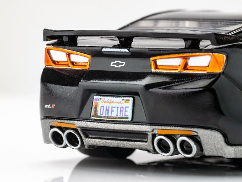 AFX Racing Camaro ZL1 2021 - Wildfire Black/Lime — HO Slot Car