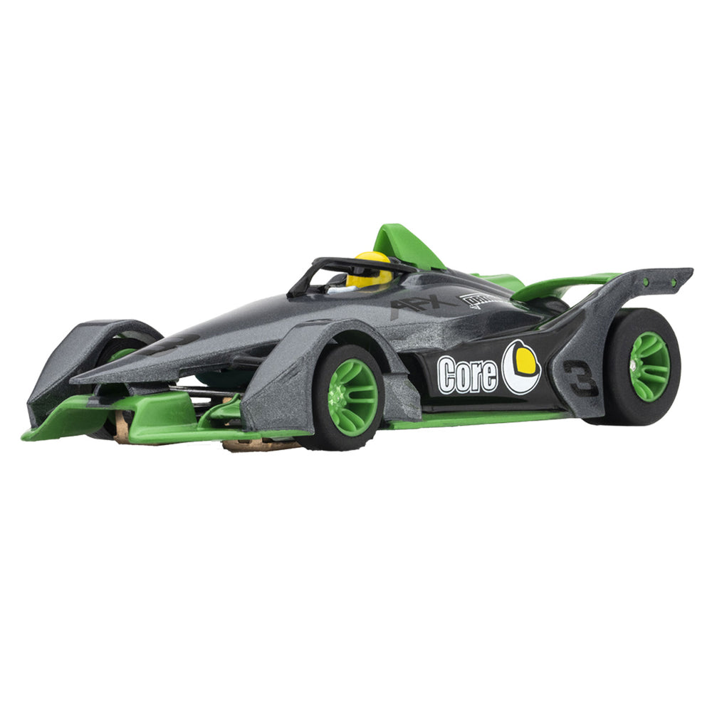 AFX Racing Formula N #3 Silver/Green HO Scale Slot Car — HO Slot Car