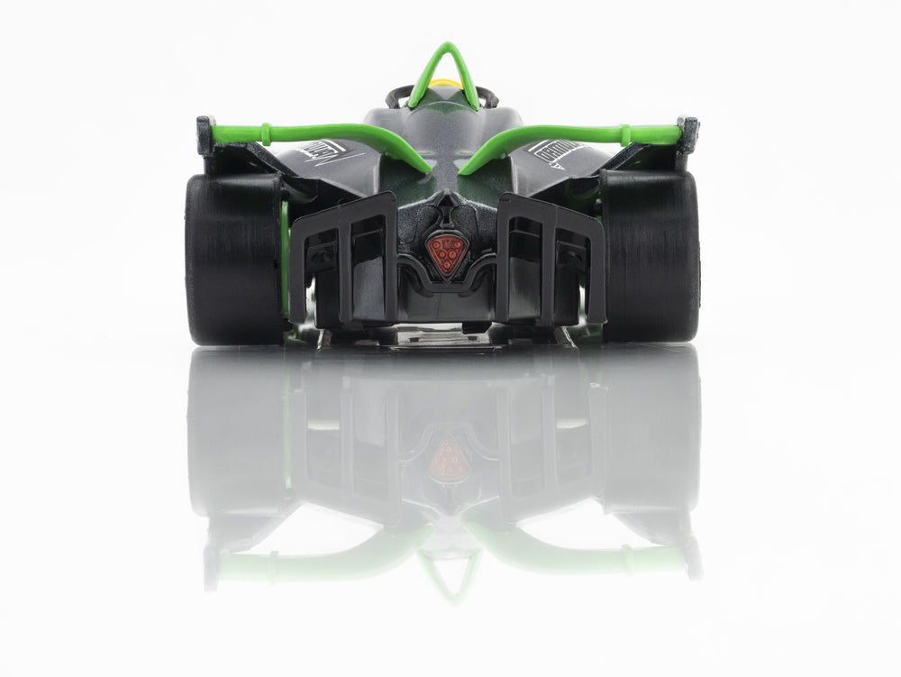 AFX Racing Formula N #3 Silver/Green HO Scale Slot Car — HO Slot Car