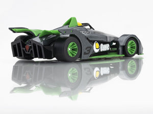 Formula N #3 Silver/Green HO Scale Slot Car