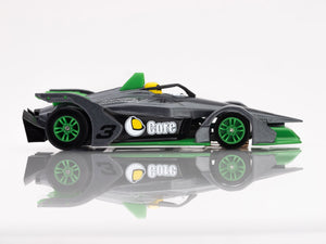 Formula N #3 Silver/Green HO Scale Slot Car