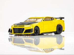 AFX 2021 Chevy Camaro 1LE Shock Yellow HO Scale Slot Car 22075 AFX22075
