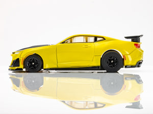 AFX 2021 Chevy Camaro 1LE Shock Yellow HO Scale Slot Car 22075 AFX22075