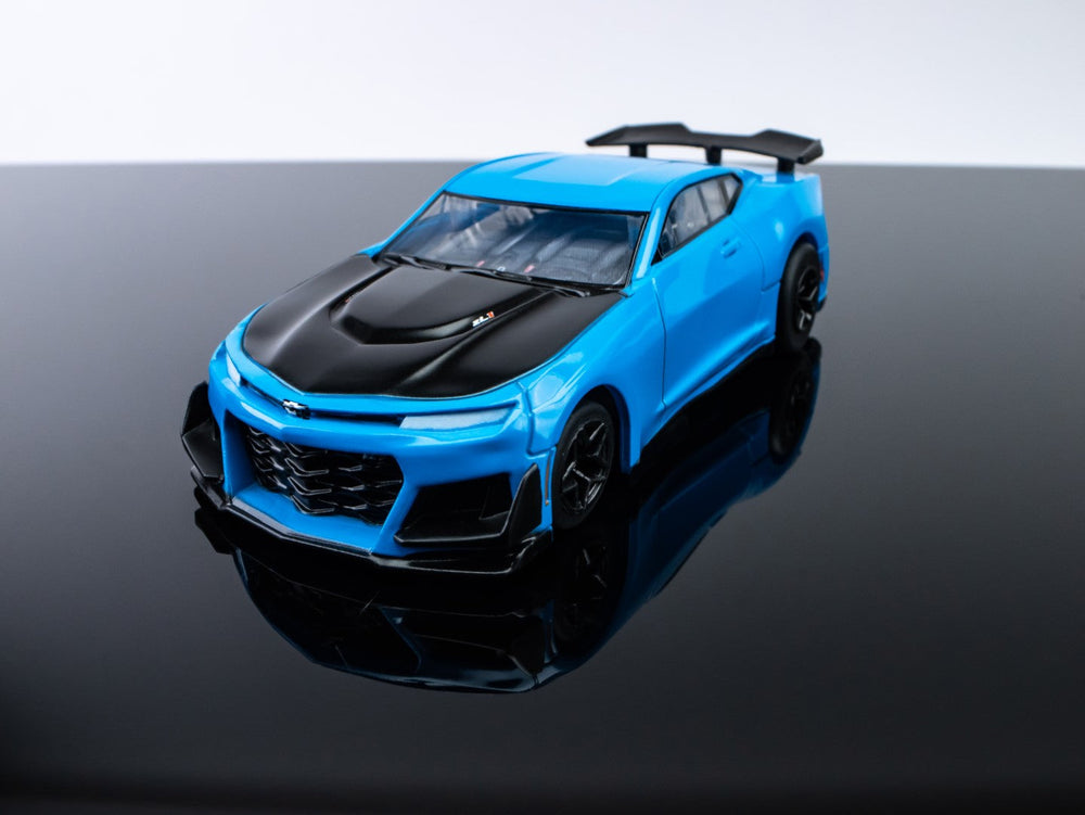 AFX 22079 2021 Chevy Camaro ZL1 Rapid Blue HO Scale Slot Car MegaG Plus