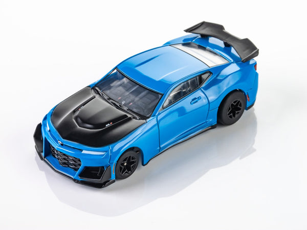 AFX 22079 2021 Chevy Camaro ZL1 Rapid Blue HO Scale Slot Car MegaG Plus
