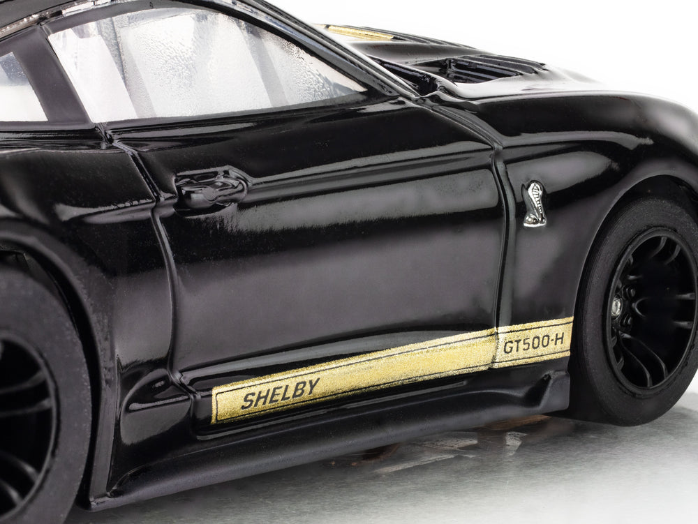AFX Racing 2022 Shelby Mustang GT500H Black/Gold — HO Slot Car