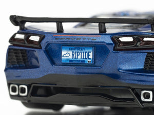 Corvette C8 Riptide Blue Metallic Slot Car