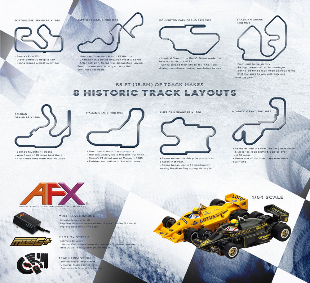 AFX - Limited Edition Ayrton Senna Race Set