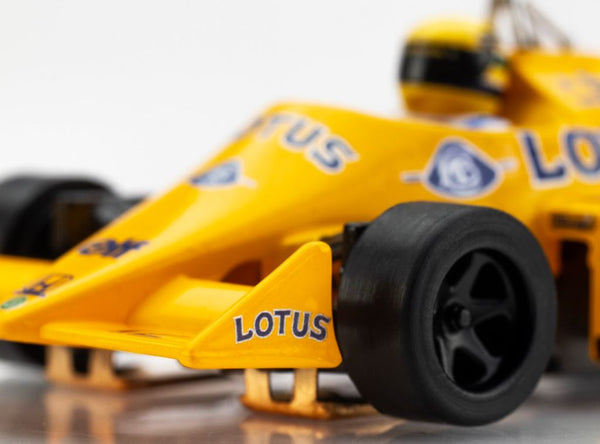 Lotus 99T 1987 Yellow/Blue Sundance Orange