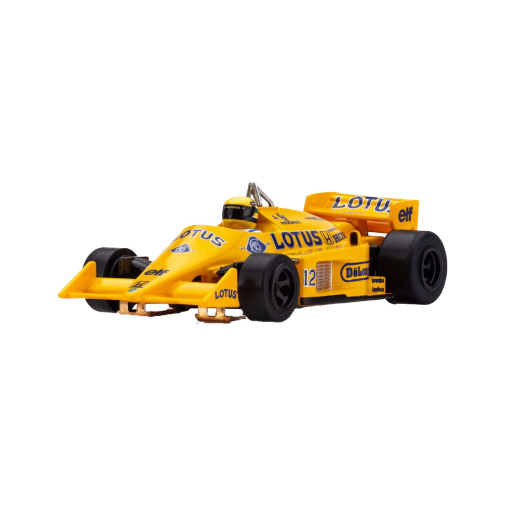 AFX Racing Lotus 99T 1987 Yellow/Blue Sundance Orange — HO Slot Car