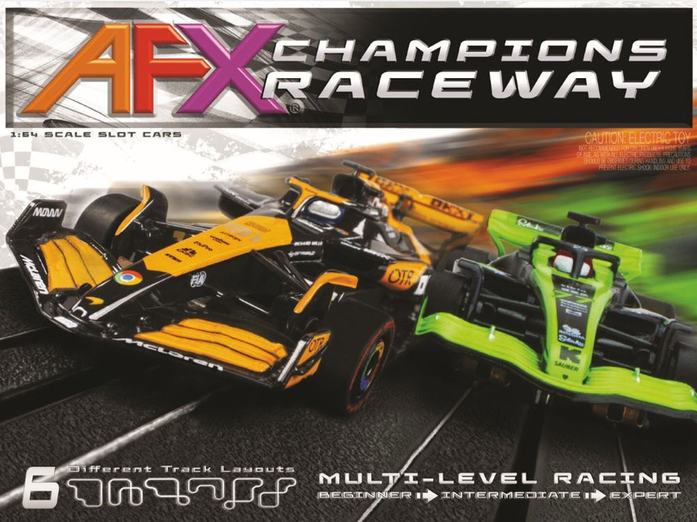 AFX - Champions Raceway 1:64 (HO Scale) Slot Car Race Set AFX22122