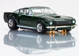 AFX Racing Shelby GT350 1966 Ivy Green — HO Slot Car