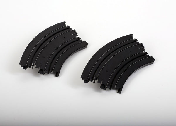 AFX Racing Track, Curve 9"x1/8 (2pcs) — HO Slot Car Accessories