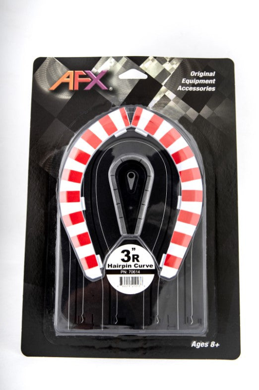 AFX Racing Track, Hairpin 3" — HO Slot Car Accessories