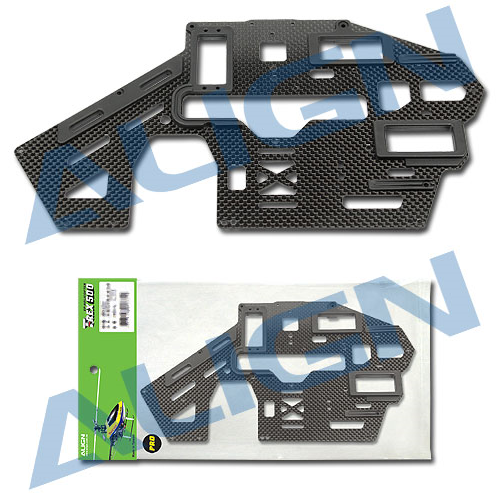 Align H50158 T-REX 500PRO 1.6mm Carbon Main Frame (L)